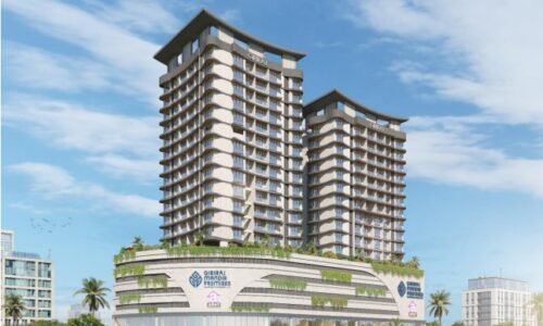Giriraj Mandir Chs.Ltd S.V.P Road & Devidas Road Corner, Borivali (West) Ground & 1st Floor Commercial + 2 nd to 4th Floor Podium Parking, 5th Floor Amenity Podium + 6th to 19th Floor in A Wing & 6th to 17th Floor in B wing Commercial + Residence Building. Surface Car Parking with RAMP. Plot Area :- 2625 Sq.Mtr. Building Demolished & Full IOD Obtained